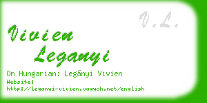 vivien leganyi business card